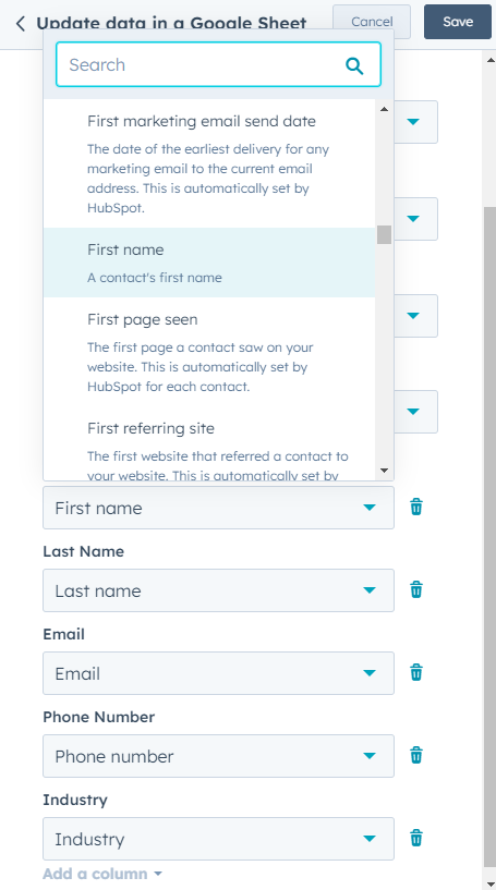 assigning properties