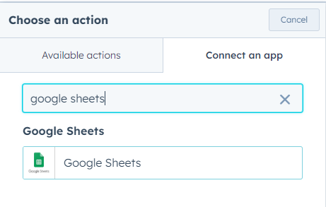 google sheets